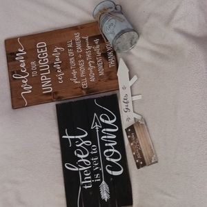 Wedding signs